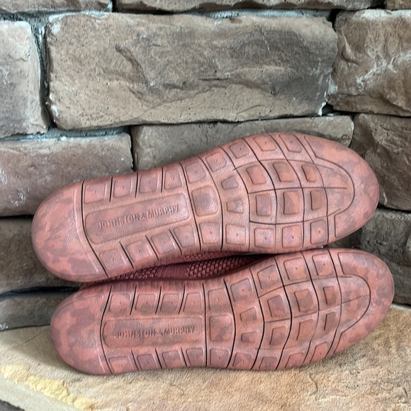 Johnston & Murphy Abby Seamless Stretch Knit Slip On Sneaker / SZ 9 - Picture 8 of 8